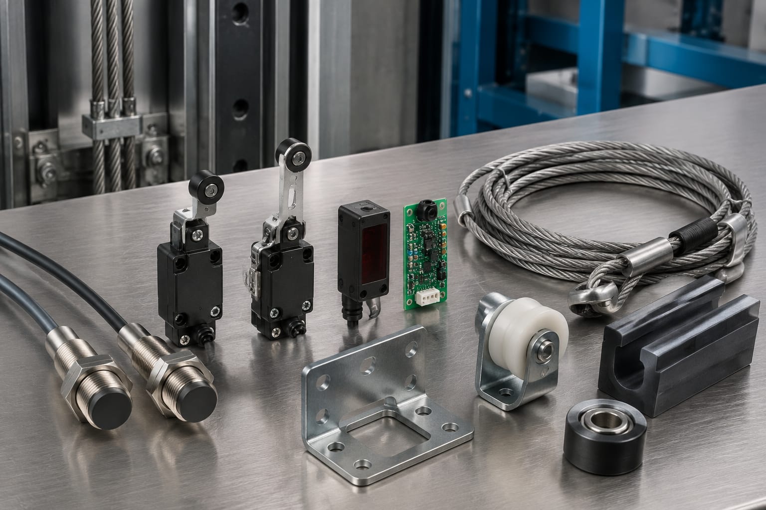 Elevator Accessories: Electrical and Mechanical Parts