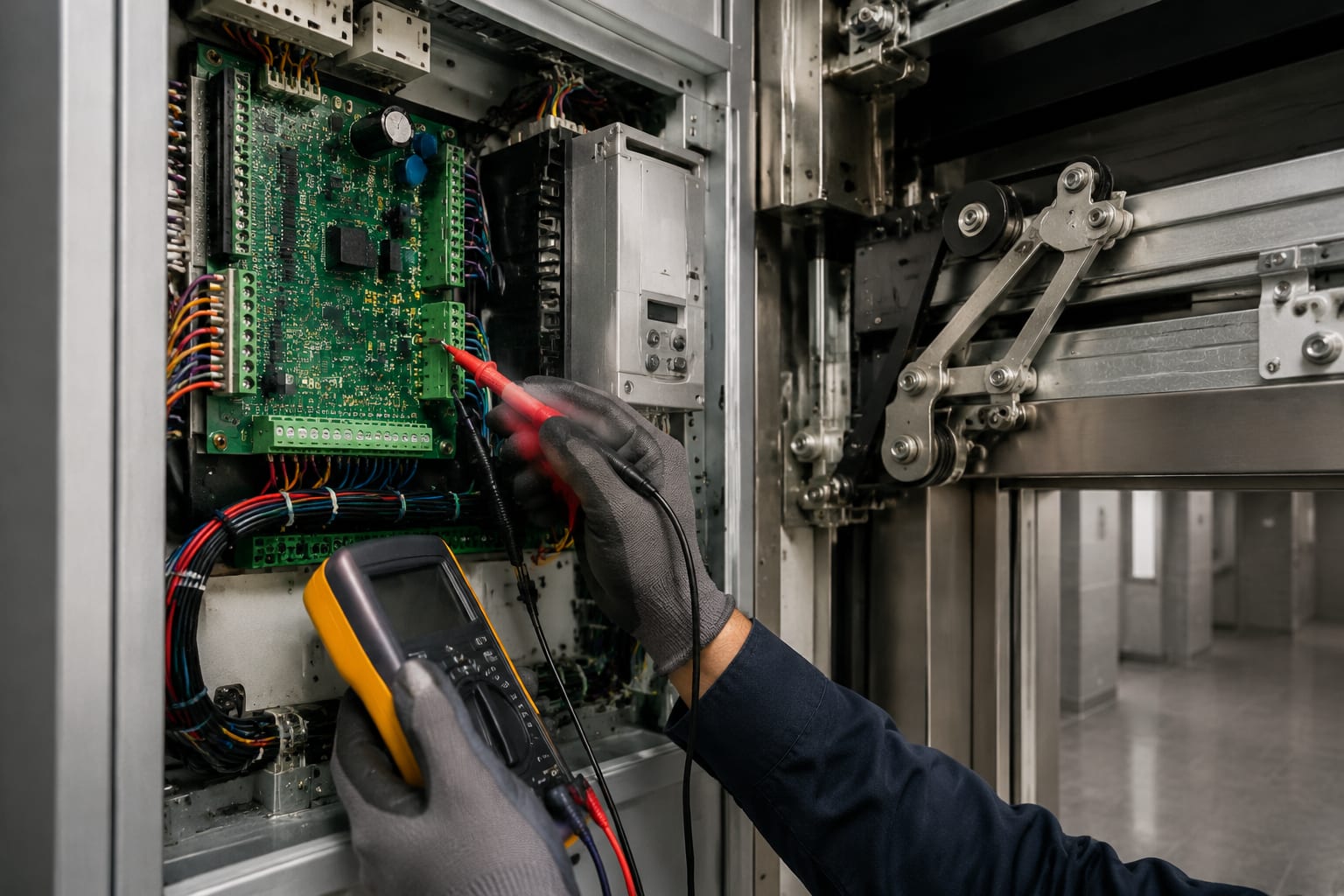 Elevator Door Control Panel Repair Guide in India