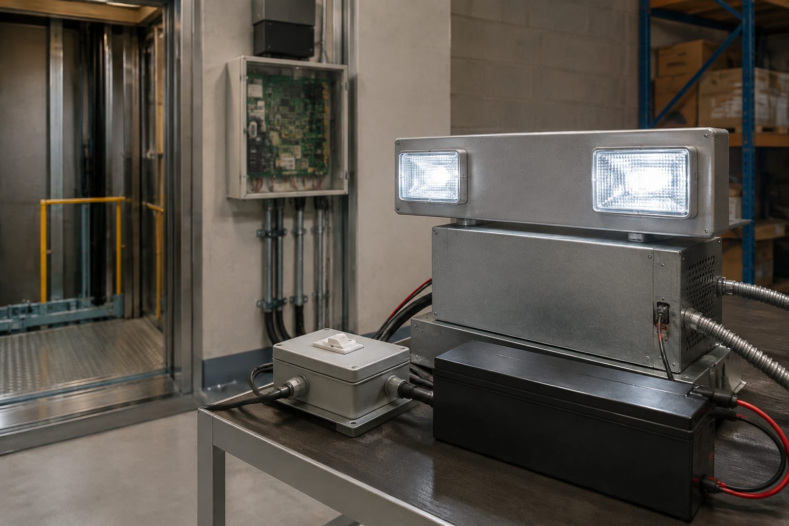 Elevator Emergency Light: Testing, Power and Repair