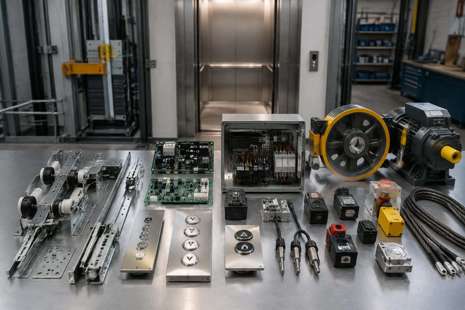 Elevator Parts Catalog: 12 Components Buyers Need