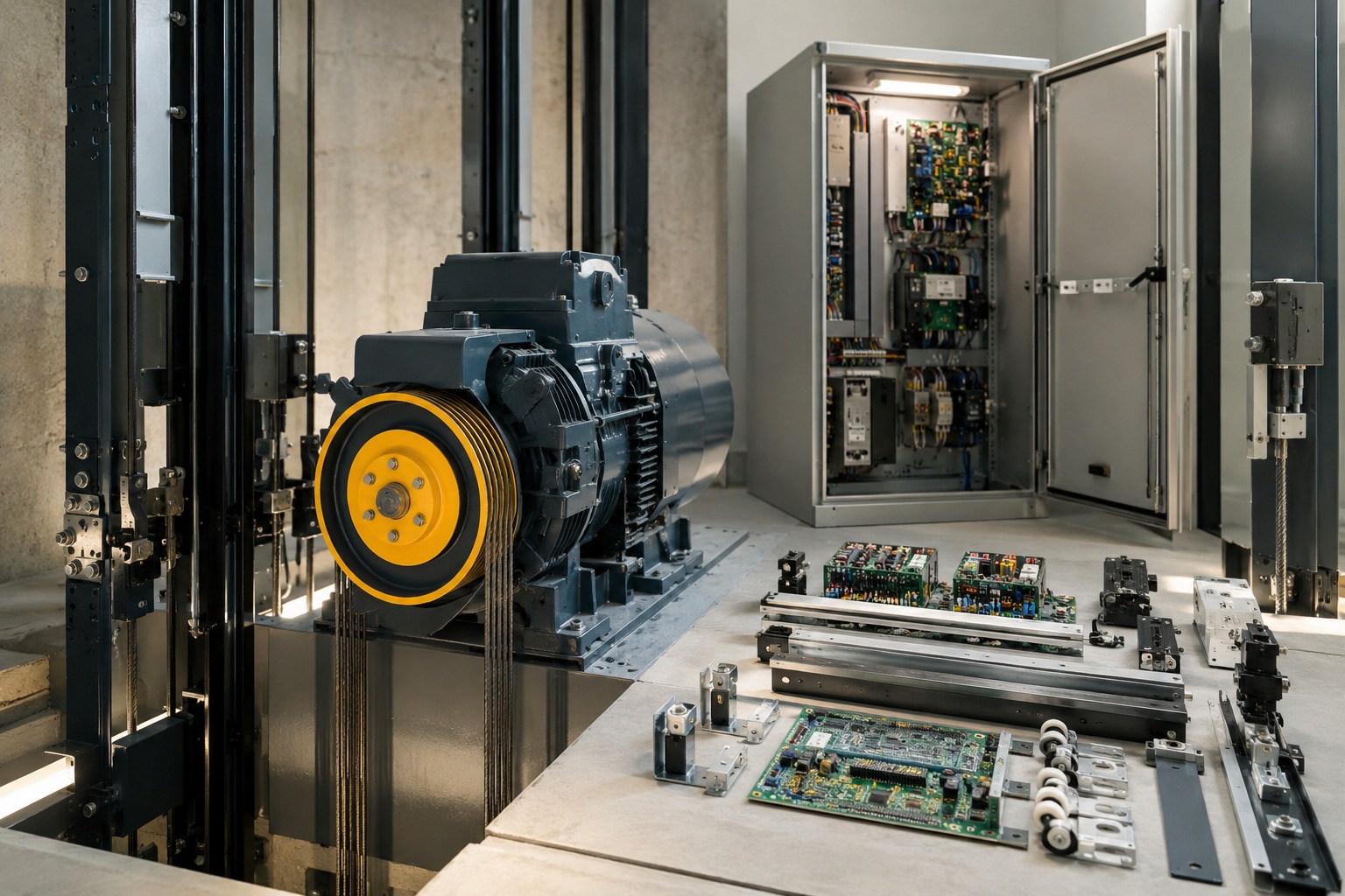 India Lift Traction Motor Replacement and Upgrade Guide
