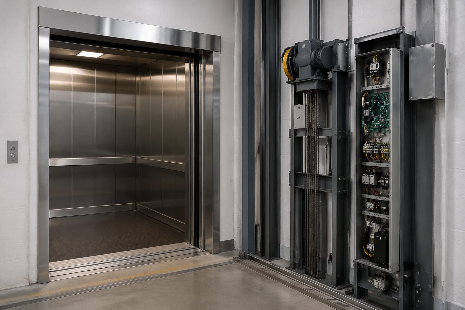 Freight Elevator Parts: Doors, Locks and Control Guide